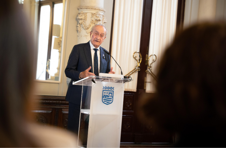 Rueda de Prensa del Alcalde de Málaga sobre el "Apagón"