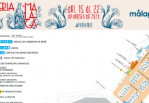 Plano y listado de casetas Feria de Málaga 2026